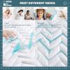 imageUNILIBRA King Mattress Pad Waterproof Rayon Made from Bamboo Fitted Deep Pocket Mattress Cover fits 625 Breathable Quilted Mattress Protector WhiteKing