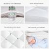 imageUNILIBRA King Mattress Pad Waterproof Rayon Made from Bamboo Fitted Deep Pocket Mattress Cover fits 625 Breathable Quilted Mattress Protector WhiteQueen