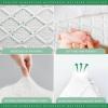 imageUNILIBRA King Mattress Pad Waterproof Rayon Made from Bamboo Fitted Deep Pocket Mattress Cover fits 625 Breathable Quilted Mattress Protector WhiteQueen