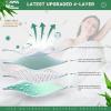 imageUNILIBRA King Mattress Pad Waterproof Rayon Made from Bamboo Fitted Deep Pocket Mattress Cover fits 625 Breathable Quilted Mattress Protector WhiteTwin XL