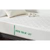 imageUNILIBRA King Mattress Pad Waterproof Rayon Made from Bamboo Fitted Deep Pocket Mattress Cover fits 625 Breathable Quilted Mattress Protector WhiteTwin XL