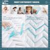 imageUNILIBRA King Mattress Pad Waterproof Rayon Made from Bamboo Fitted Deep Pocket Mattress Cover fits 625 Breathable Quilted Mattress Protector WhiteTwin XL