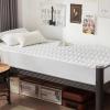 imageUNILIBRA King Mattress Pad Waterproof Rayon Made from Bamboo Fitted Deep Pocket Mattress Cover fits 625 Breathable Quilted Mattress Protector WhiteTwin XL