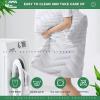 imageUNILIBRA King Mattress Pad Waterproof Rayon Made from Bamboo Fitted Deep Pocket Mattress Cover fits 625 Breathable Quilted Mattress Protector WhiteTwin XL