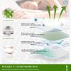 imageUNILIBRA King Mattress Pad Waterproof Rayon Made from Bamboo Fitted Deep Pocket Mattress Cover fits 625 Breathable Quilted Mattress Protector WhiteTwin XL