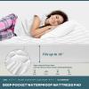 imageUNILIBRA King Mattress Protector Waterproof Rayon from Bamboo Deep Pocket Mattress Pad Fit up to 621 Breathable Soft Filling Quilted Fitted Mattress CoverCalifornia King