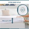 imageUNILIBRA King Mattress Protector Waterproof Rayon from Bamboo Deep Pocket Mattress Pad Fit up to 621 Breathable Soft Filling Quilted Fitted Mattress CoverCalifornia King