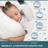 imageUNILIBRA King Mattress Protector Waterproof Rayon from Bamboo Deep Pocket Mattress Pad Fit up to 621 Breathable Soft Filling Quilted Fitted Mattress CoverTwin XL