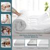 imageUNILIBRA King Size Mattress Pad Cooling Rayon from Bamboo Quilted Fitted Mattress Protector Pillow Top Mattress Cover with Deep Pocket Up to 21 Inches Ultra Soft Filling Mattress TopperTwin