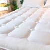 imageUNILIBRA King Size Mattress Pad Cooling Rayon from Bamboo Quilted Fitted Mattress Protector Pillow Top Mattress Cover with Deep Pocket Up to 21 Inches Ultra Soft Filling Mattress TopperQueen