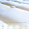 imageUNILIBRA King Size Mattress Pad Cooling Rayon from Bamboo Quilted Fitted Mattress Protector Pillow Top Mattress Cover with Deep Pocket Up to 21 Inches Ultra Soft Filling Mattress TopperQueen
