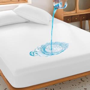 imageUNILIBRA King Mattress Protector Waterproof Rayon from Bamboo Deep Pocket Mattress Pad Fit up to 621 Breathable Soft Filling Quilted Fitted Mattress CoverKing