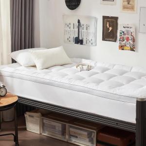 imageUNILIBRA King Size Mattress Pad Cooling Rayon from Bamboo Quilted Fitted Mattress Protector Pillow Top Mattress Cover with Deep Pocket Up to 21 Inches Ultra Soft Filling Mattress TopperTwin XL