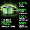 imageFLEX 24V 60Ah Stacked LithiumIon Battery  FX0331135Ah StackedLithium