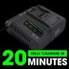 imageFLEX 24V 60Ah Stacked LithiumIon Battery  FX0331160Ah StackedLithium Starter Kit