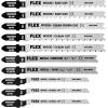 imageFLEX 10Piece TShank Jigsaw Blade Set  FAM2030110
