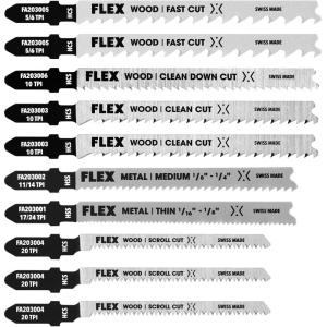 imageFLEX 10Piece TShank Jigsaw Blade Set  FAM2030110