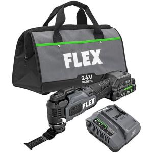 imageFLEX 41Piece Oscillating Tool Sanding Project Set  FAM4000341MultiTool w25Ah Battery