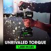 imageFLEX 24V Brushless Cordless 12Inch 1400 InLbs Torque 2Speed Drill Driver Turbo Mode Kit with 25Ah 50Ah Lithium Batteries and 160W Fast Charger  FX1171T2B1 400 InLbs