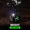 imageFLEX 24V Brushless Cordless 12Inch 1400 InLbs Torque 2Speed Drill Driver Turbo Mode Kit with 25Ah 50Ah Lithium Batteries and 160W Fast Charger  FX1171T2B1 400 InLbs