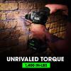 imageFLEX 24V Brushless Cordless 12Inch 650 InLbs Torque 2Speed Compact Hammer Drill Kit with 25Ah Lithium Battery and 160W Fast Charger  FX12311A1 400 InLbs