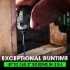 imageFLEX 24V Brushless Cordless 14Inch Hex Compact Impact Driver SelfTapping Screw Mode Kit with 25Ah Lithium Battery and 160W Fast Charger  FX13311A1 800 Inlbs