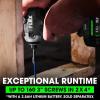 imageFLEX 24V Brushless Cordless 14Inch Hex Compact Impact Driver SelfTapping Screw Mode Kit with 25Ah Lithium Battery and 160W Fast Charger  FX13311A1 800 Inlbs