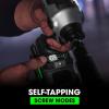 imageFLEX 24V Brushless Cordless 14Inch Hex Compact Impact Driver SelfTapping Screw Mode Kit with 25Ah Lithium Battery and 160W Fast Charger  FX13311A2 500 Inlbs