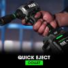 imageFLEX 24V Brushless Cordless 14Inch Hex Compact Impact Driver SelfTapping Screw Mode Kit with 25Ah Lithium Battery and 160W Fast Charger  FX13311A2 500 Inlbs