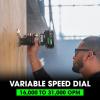 imageFLEX 24V Brushless Cordless 15 HP Trim Router Tool Battery and Charger Not Included  FX4221Zw35Ah Battery