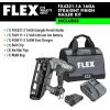 imageFLEX 24V Brushless Cordless 18 Gauge 58inch to 218inch Brad Nailer Kit with 25Ah Lithium Battery and 160W Fast Charger  FX43311A16Ga Straight Nailer Kit