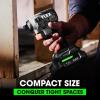 imageFLEX 24V Brushless Cordless 2Tool Compact Combo Kit 12Inch 2Speed Drill Driver and 14Inch Hex Impact Driver with 2 25Ah Lithium Batteries and 160W Fast Charger  FXM2052AFullSized