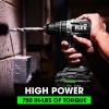imageFLEX 24V Brushless Cordless 6Tool Combo Kit Hammer Drill Hex Impact Driver Circular Saw MultiTool Reciprocating Saw Work Light with 25Ah 50Ah Lithium Batteries and 160W Charger  FXM6012BPower Tool Set