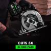 imageFLEX 24V Brushless Cordless 714Inch Rear Handle Circular Saw Tool Only Battery and Charger Not Included  FX2141RZ714