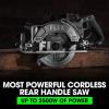 imageFLEX 24V Brushless Cordless 714Inch Rear Handle Circular Saw Tool Only Battery and Charger Not Included  FX2141RZ714