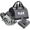 imageFLEX 24V Brushless Cordless 714Inch Rear Handle Circular Saw Tool Only Battery and Charger Not Included  FX2141RZ714