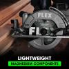 imageFLEX 24V Brushless Cordless 714Inch Rear Handle Circular Saw Tool Only Battery and Charger Not Included  FX2141RZ714