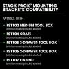 imageFLEX STACK PACK Storage System Mounting Brackets 4 Pack  FS15054