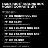 imageFLEX STACK PACK Storage System Rolling Box Mount  FS1504