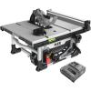 imageFLEX 24V Brushless Cordless 814Inch Table Saw Kit with 60Ah Stacked Lithium Battery and 280W Rapid Charger  FX72111H10Inch and 100Ah Battery