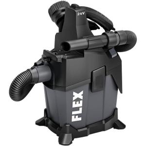 imageFLEX 24V Brushless 16 Gallon WetDry Tool Only Vacuum Cleaner GreyWetDry Vac  Tool Only