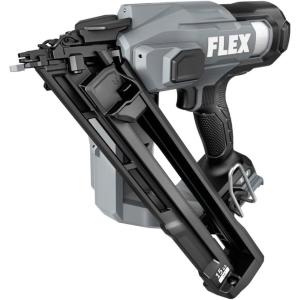 imageFLEX 24V Brushless Cordless 15 Gauge 114inch to 212inch Angled Finish Nailer Tool Only  FX4311BZ