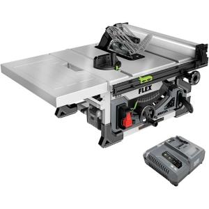 imageFLEX 24V Brushless Cordless 814Inch Table Saw Kit with 60Ah Stacked Lithium Battery and 280W Rapid Charger  FX72111H814Inch and 60Ah Battery