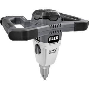 imageFLEX 24V Brushless Cordless Mud Mixer Tool Only Battery and Charger Not Included  FX6151Z GreyBlack