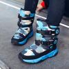 imageGUBARUN Boys Snow Boots Winter Waterproof Slip Resistant Cold Weather Shoes ToddlerLittle KidBig KidBlackBlue