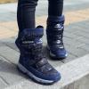 imageGUBARUN Boys Snow Boots Winter Waterproof Slip Resistant Cold Weather Shoes ToddlerLittle KidBig KidBlue