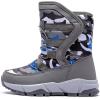 imageGUBARUN Boys Snow Boots Winter Waterproof Slip Resistant Cold Weather Shoes ToddlerLittle KidBig KidGrey