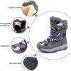 imageGUBARUN Boys Snow Boots Winter Waterproof Slip Resistant Cold Weather Shoes ToddlerLittle KidBig KidGrey