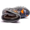 imageGUBARUN Boys Snow Boots Winter Waterproof Slip Resistant Cold Weather Shoes ToddlerLittle KidBig KidGreyOrange