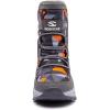imageGUBARUN Boys Snow Boots Winter Waterproof Slip Resistant Cold Weather Shoes ToddlerLittle KidBig KidGreyOrange
